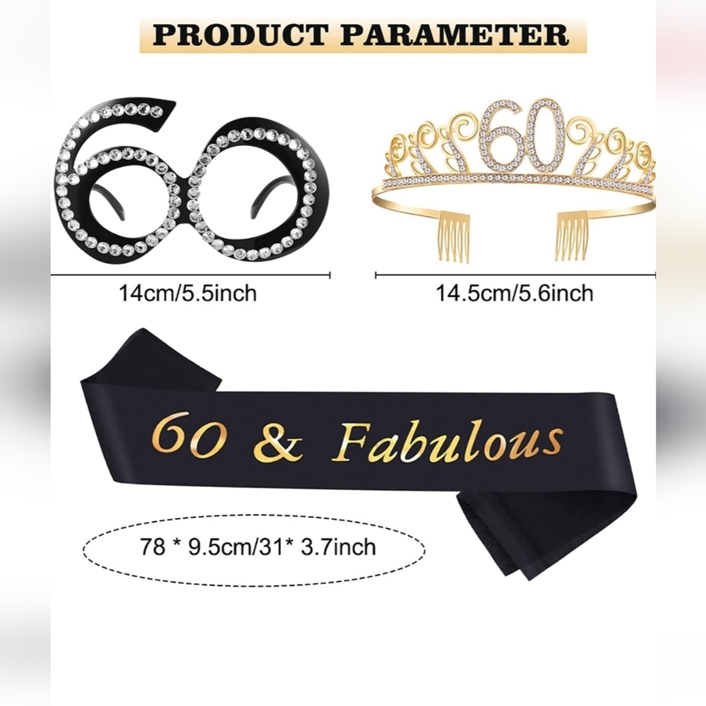 NEW A gorgeous Fabulous & 60th Birthday Gift Box